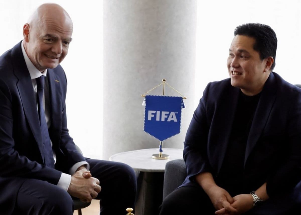 Hasil Pertemuan Gianni Infantino dan Erick Thohir di Kanada: FIFA Siap Dukung Kemajuan Sepakbola Indonesia Hasil Pertemuan Gianni Infantino dan Erick Thohir di Kanada: FIFA Siap Dukung Kemajuan Sepakbola Indonesia