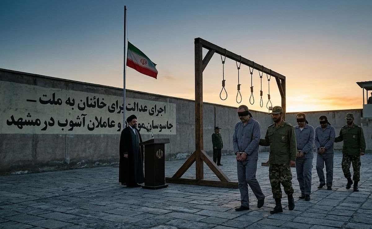 Iran Eksekusi Tiga Pria yang Dituduh Terkait Mossad dan Kerusuhan di Mashhad Iran Eksekusi Tiga Pria yang Dituduh Terkait Mossad dan Kerusuhan di Mashhad