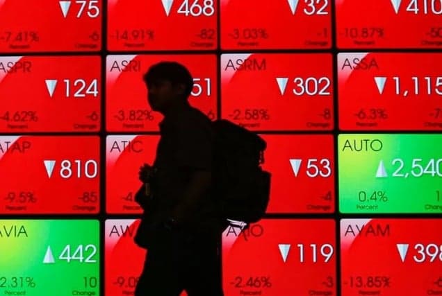 Pasar Saham Terkapar, IHSG Ambruk 2 Balik Lagi ke Level 6.000-an Pasar Saham Terkapar, IHSG Ambruk 2 Balik Lagi ke Level 6.000-an