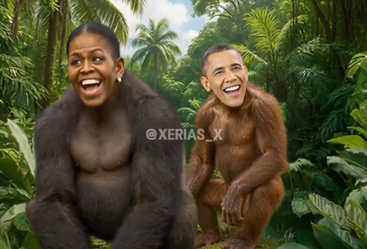 Trump Rilis Video Rasis Obama sebagai Kera, Dihapus setelah Dikecam Trump Rilis Video Rasis Obama sebagai Kera, Dihapus setelah Dikecam