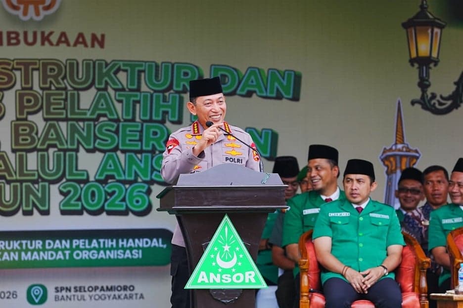 Kapolri Ajak GP Ansor-Banser Perkuat Sinergi dan Sukseskan Program Pemerintah Kapolri Ajak GP Ansor-Banser Perkuat Sinergi dan Sukseskan Program Pemerintah
