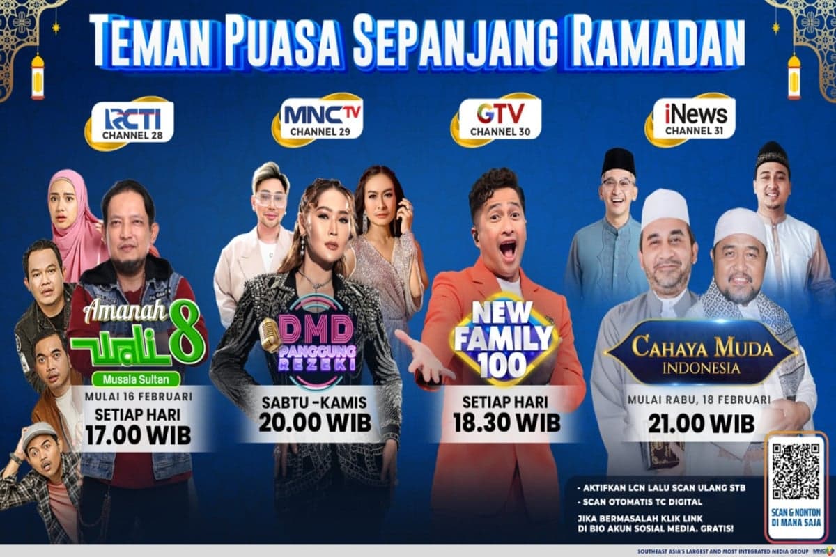 RCTI, MNCTV, GTV, dan iNews Siap Jadi Teman Puasa Sepanjang Ramadan RCTI, MNCTV, GTV, dan iNews Siap Jadi Teman Puasa Sepanjang Ramadan
