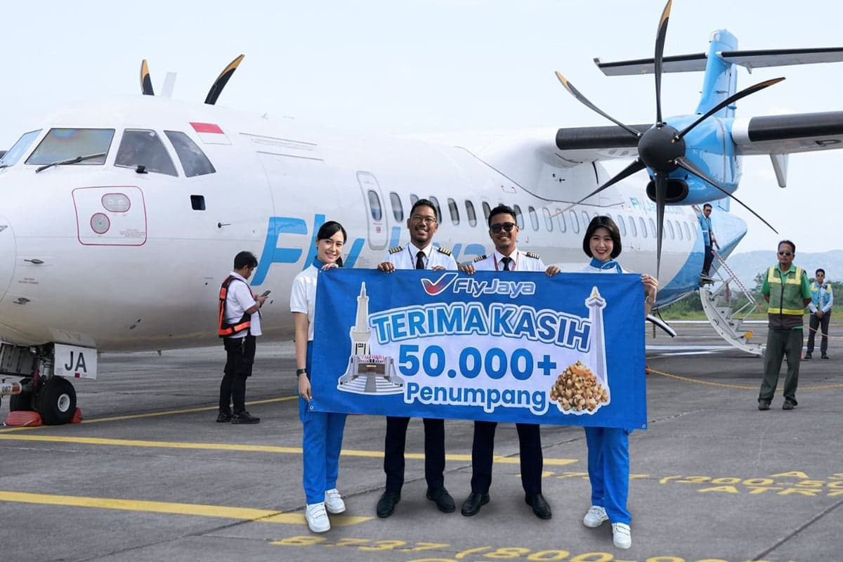 Rayakan 50 Ribu Penumpang, FlyJaya Buka Rute Morowali dan Tambah 3 Armada ATR 72 Rayakan 50 Ribu Penumpang, FlyJaya Buka Rute Morowali dan Tambah 3 Armada ATR 72