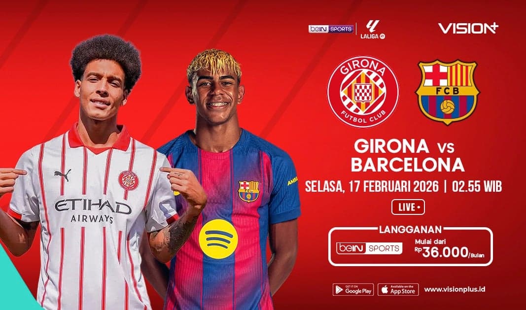 Usai Disalip Real Madrid, Barcelona Hadapi Girona Pekan ke-24 LaLiga Live di VISION+ Usai Disalip Real Madrid, Barcelona Hadapi Girona Pekan ke-24 LaLiga Live di VISION+