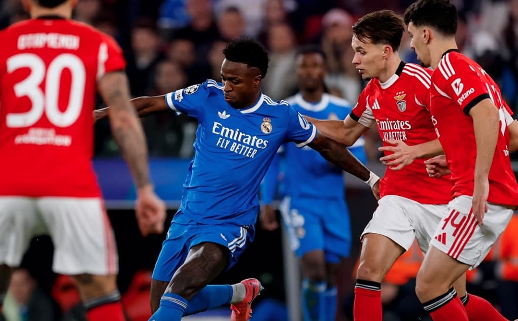 Hasil Liga Champions: Gol Indah Vinicius Menangkan Real Madrid atas Benfica Hasil Liga Champions: Gol Indah Vinicius Menangkan Real Madrid atas Benfica