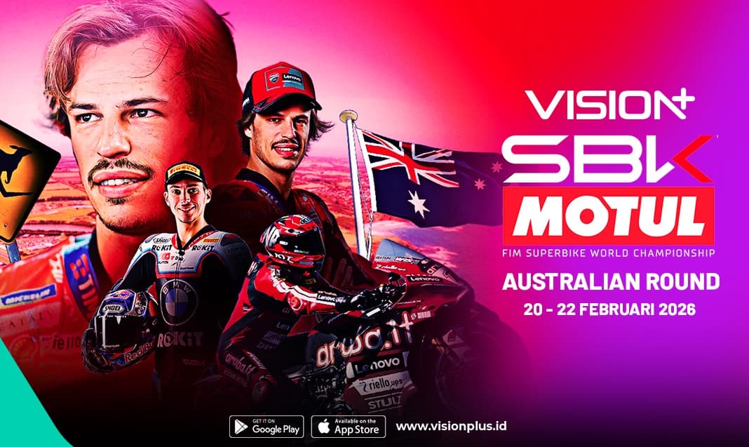 Phillip Island Jadi Pembuka Musim WorldSBK 2026, Ini Jadwal dan Jam Tayangnya di VISION+ Phillip Island Jadi Pembuka Musim WorldSBK 2026, Ini Jadwal dan Jam Tayangnya di VISION+