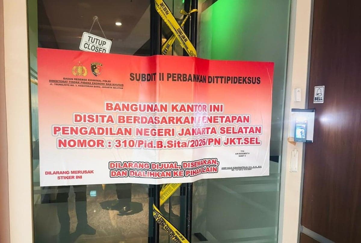 Bareskrim Sita 3 Kantor dan 1 Ruko terkait Kasus Dugaan Penipuan DSI Rp2,4 Triliun Bareskrim Sita 3 Kantor dan 1 Ruko terkait Kasus Dugaan Penipuan DSI Rp2,4 Triliun