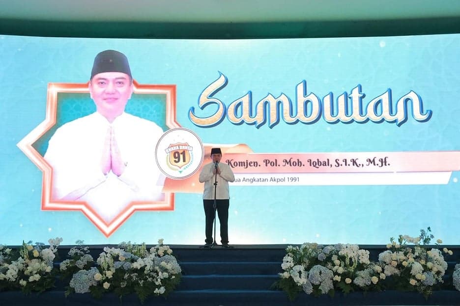 Bukber Akpol 91 Bhara Daksa, Iqbal Sampaikan Amanah Kapolri soal Silaturahmi Bukber Akpol 91 Bhara Daksa, Iqbal Sampaikan Amanah Kapolri soal Silaturahmi