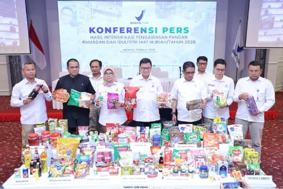 Jelang Lebaran 2026, BPOM Temukan 56 Ribu Produk Pangan Berbahaya Jelang Lebaran 2026, BPOM Temukan 56 Ribu Produk Pangan Berbahaya