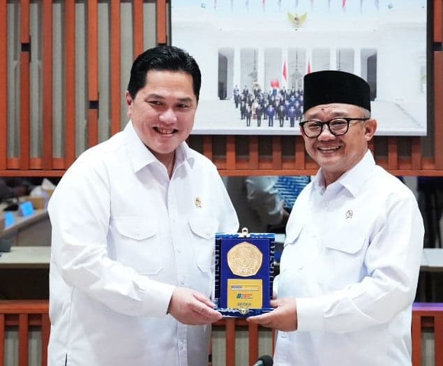 Menpora Erick Thohir dan Mendikdasmen Abdul Mu'ti Teken MoU, Bangun Talenta Muda dan Olahraga Indonesia Menpora Erick Thohir dan Mendikdasmen Abdul Mu'ti Teken MoU, Bangun Talenta Muda dan Olahraga Indonesia