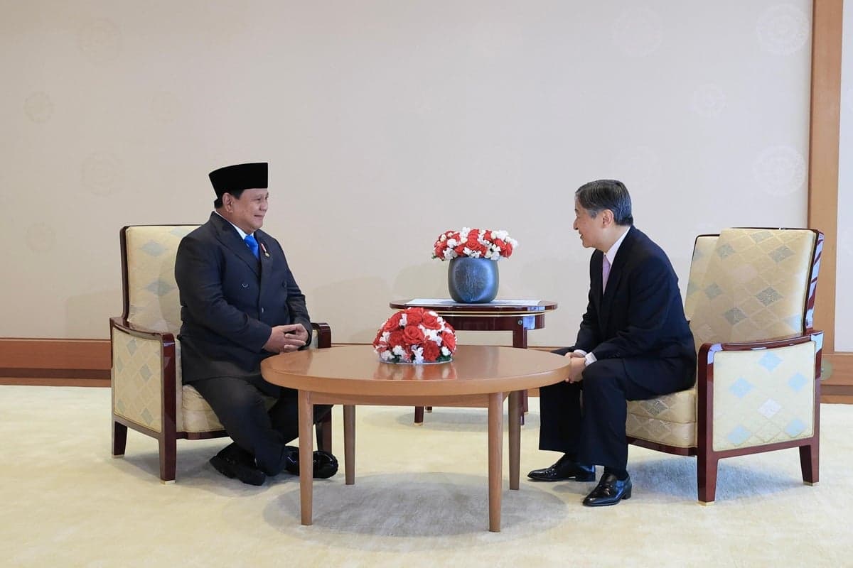 Momen Hangat Presiden Prabowo dan Kaisar Naruhito Perkuat Kemitraan IndonesiaJepang Momen Hangat Presiden Prabowo dan Kaisar Naruhito Perkuat Kemitraan IndonesiaJepang