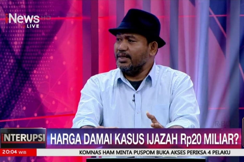 Soal Rp20 Miliar terkait RJ Kasus Ijazah Jokowi, Rustam Effendi: Itu Canda-candaan Soal Rp20 Miliar terkait RJ Kasus Ijazah Jokowi, Rustam Effendi: Itu Canda-candaan
