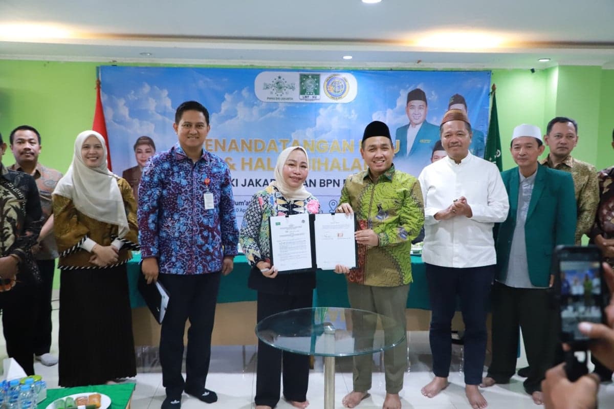 Kanwil BPN Jakarta dan PWNU DKI Percepat Sertifikasi Tanah Wakaf Kanwil BPN Jakarta dan PWNU DKI Percepat Sertifikasi Tanah Wakaf