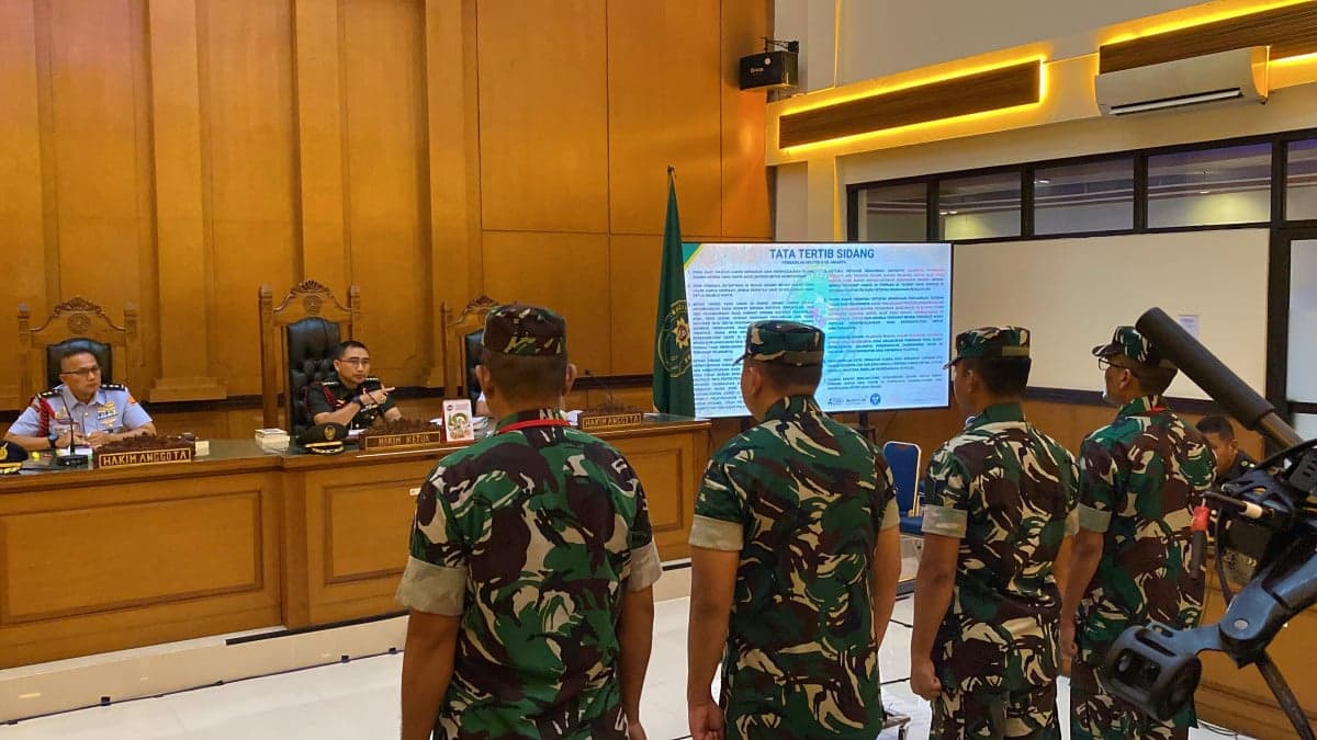 Hakim Minta Oditur Militer Hadirkan Andrie Yunus ke Persidangan Hakim Minta Oditur Militer Hadirkan Andrie Yunus ke Persidangan