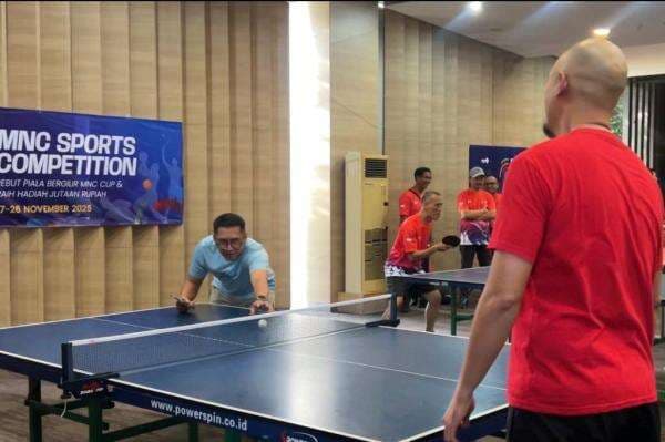 Antusias Peserta Bikin Turnamen Tenis Meja HUT Ke-36 MNC Group Meriah Antusias Peserta Bikin Turnamen Tenis Meja HUT Ke-36 MNC Group Meriah