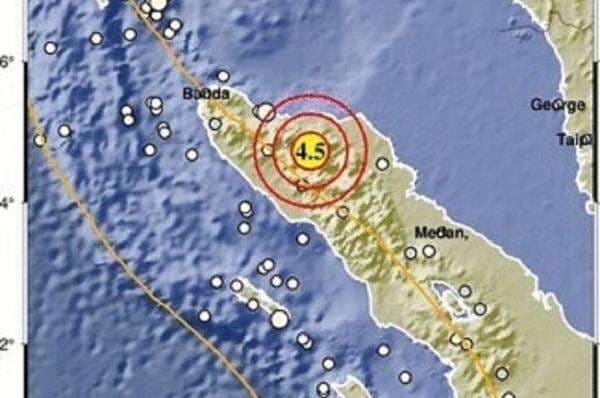 Gempa Terkini Magnitudo 4,5 Guncang Bener Meriah Aceh Gempa Terkini Magnitudo 4,5 Guncang Bener Meriah Aceh
