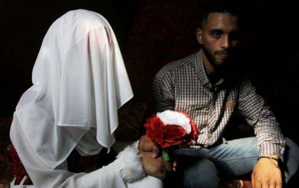 Gencatan Senjata, Puluhan Pasangan di Gaza Ikuti Nikah Massal Gencatan Senjata, Puluhan Pasangan di Gaza Ikuti Nikah Massal