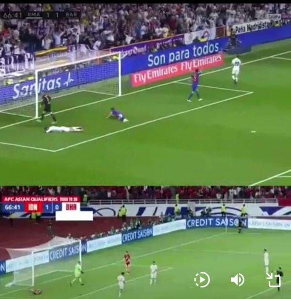 Viral Marselino Ferdinan Gagal Cetak Gol ke Bahrain Mirip Ronaldo kala Lawan Barca Viral Marselino Ferdinan Gagal Cetak Gol ke Bahrain Mirip Ronaldo kala Lawan Barca