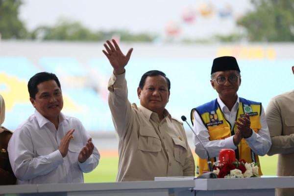 Presiden Prabowo Resmikan 17 Stadion Sepak Bola, di Jatim Total ada 4 Lapangan Presiden Prabowo Resmikan 17 Stadion Sepak Bola, di Jatim Total ada 4 Lapangan