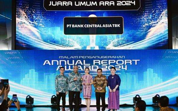 BCA (BBCA) Raih Juara Umum Annual Report Award 2024 BCA (BBCA) Raih Juara Umum Annual Report Award 2024