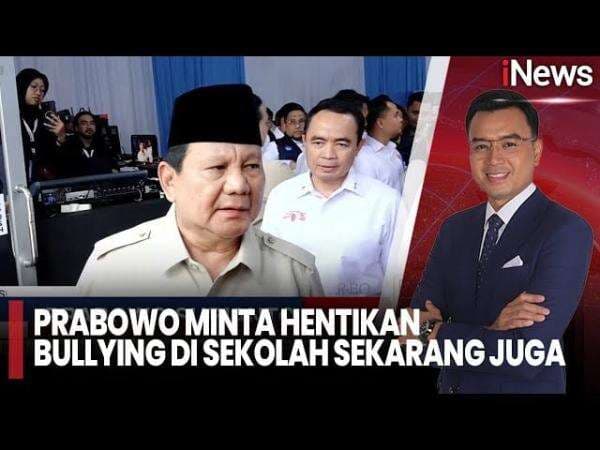 Presiden Prabowo Minta Kasus Bullying di Sekolah Segera Ditangani Presiden Prabowo Minta Kasus Bullying di Sekolah Segera Ditangani