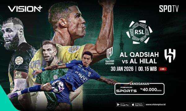 Jadwal dan Link Live Streaming Al Qadsiah vs Al Hilal di Liga Arab Saudi 2025-2026, Klik di Sini! Jadwal dan Link Live Streaming Al Qadsiah vs Al Hilal di Liga Arab Saudi 2025-2026, Klik di Sini!