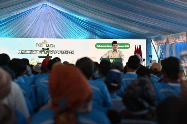 Prabowo Umumkan Indonesia Berhasil Capai Swasembada Pangan Prabowo Umumkan Indonesia Berhasil Capai Swasembada Pangan
