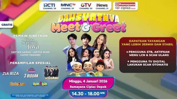 Warga Depok Yuk Ketemuan dengan Pemain Cinta Sepenuh Jiwa Warga Depok Yuk Ketemuan dengan Pemain Cinta Sepenuh Jiwa