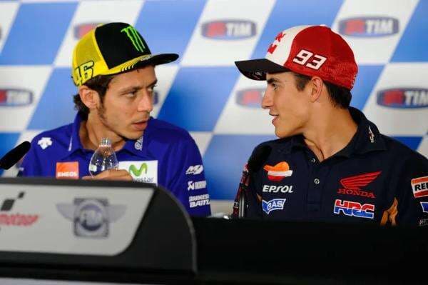 Marc Marquez Ogah Sapa Valentino Rossi jika Saling Bertemu, Masih Musuhan? Marc Marquez Ogah Sapa Valentino Rossi jika Saling Bertemu, Masih Musuhan?