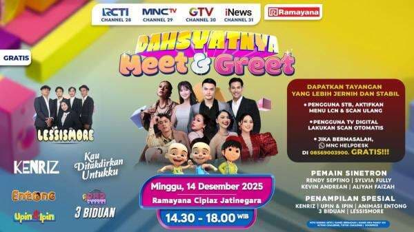 Datang ke Dahsyatnya Meet & Greet Kau Ditakdirkan Untukku di Jatinegara, Ada Kenriz Juga! Datang ke Dahsyatnya Meet & Greet Kau Ditakdirkan Untukku di Jatinegara, Ada Kenriz Juga!