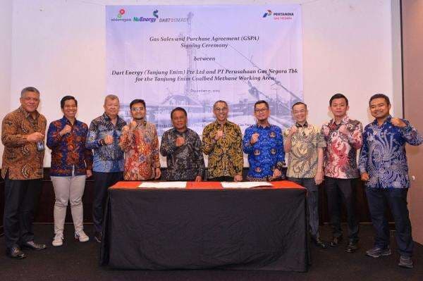 PGN dan Dart Energy Berkolaborasi dalam Pemanfaatan CBM dari WK GMB Tanjung Enim PGN dan Dart Energy Berkolaborasi dalam Pemanfaatan CBM dari WK GMB Tanjung Enim