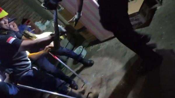 Ular Sanca Sepanjang 4,5 Meter Masuk Rumah Warga di Pinrang Ular Sanca Sepanjang 4,5 Meter Masuk Rumah Warga di Pinrang