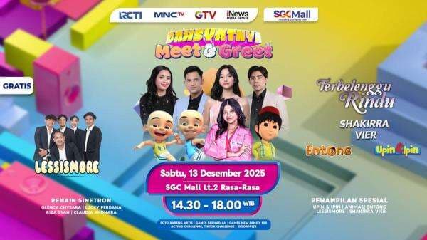 Sabtu Ini ke Dahsyatnya Meet & Greet Terbelenggu Rindu di Cikarang Yuk! Sabtu Ini ke Dahsyatnya Meet & Greet Terbelenggu Rindu di Cikarang Yuk!