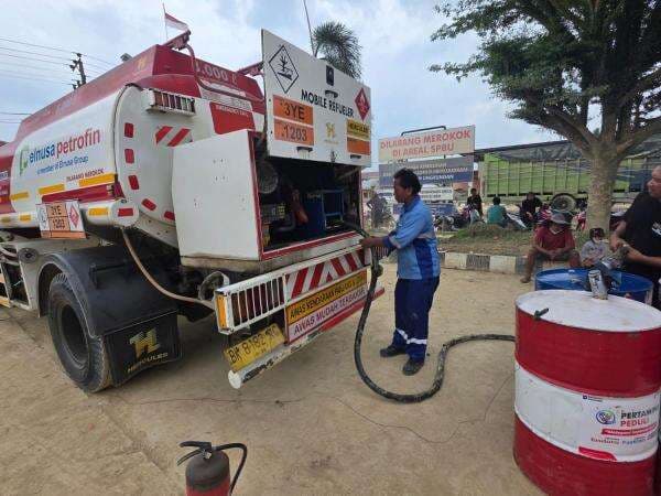 Salurkan BBM ke Aceh Pakai Pertamina Mobile SPBU hingga Canting Salurkan BBM ke Aceh Pakai Pertamina Mobile SPBU hingga Canting