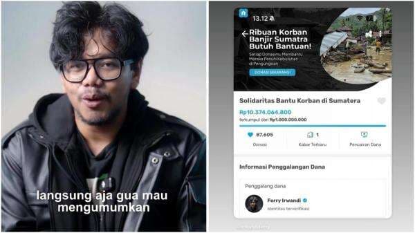 Ferry Irwandi Galang Dana buat Korban Bencana, Anggota DPR: Solidaritas Nasional Ferry Irwandi Galang Dana buat Korban Bencana, Anggota DPR: Solidaritas Nasional