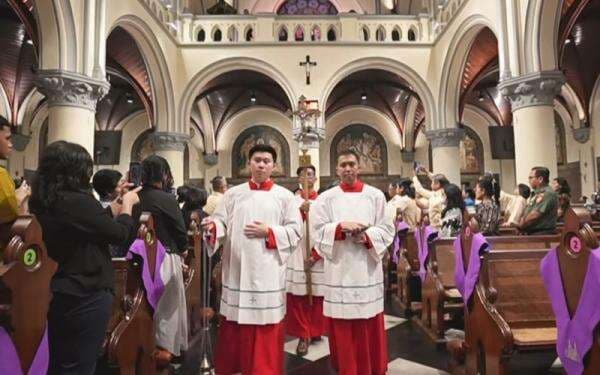 Gereja Katedral Jakarta Gelar Misa Requiem Paus Fransiskus, Dubes Vatikan Hadir Gereja Katedral Jakarta Gelar Misa Requiem Paus Fransiskus, Dubes Vatikan Hadir