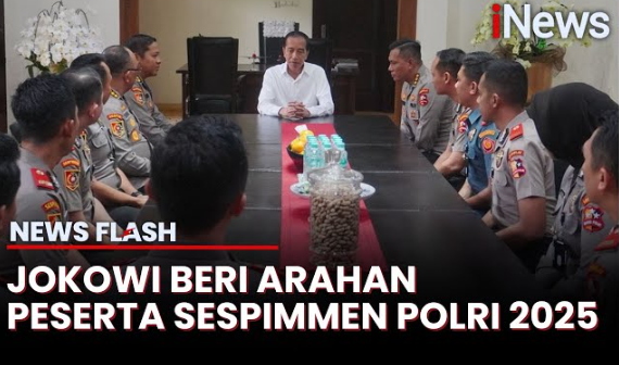Peserta Sespimmen Polri Kunjungi Kediaman Jokowi, Dapat Wejangan Ini Peserta Sespimmen Polri Kunjungi Kediaman Jokowi, Dapat Wejangan Ini