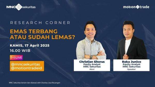 Saksikan Kupas Tuntas Investasi Emas di Instagram MNC Sekuritas Sore Ini Saksikan Kupas Tuntas Investasi Emas di Instagram MNC Sekuritas Sore Ini