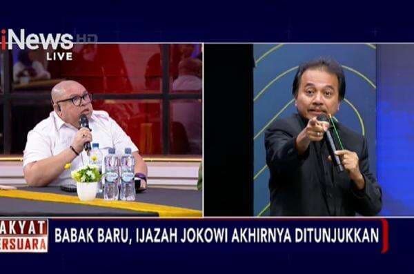 Panas! Razman Nasution Debat dengan Roy Suryo: Anda Punya Sertifikat Ahli Telematika? Panas! Razman Nasution Debat dengan Roy Suryo: Anda Punya Sertifikat Ahli Telematika?