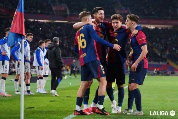 Hasil Barcelona vs Osasuna di Liga Spanyol 2024-2025: Menang 3-0, Blaugrana Makin Nyaman di Puncak Klasemen Hasil Barcelona vs Osasuna di Liga Spanyol 2024-2025: Menang 3-0, Blaugrana Makin Nyaman di Puncak Klasemen
