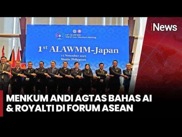 Menkum Supratman Andi Agtas Usulkan Pertemuan Khusus Bahas Royalti Musik dan AI di Forum ASEAN–Jepang Menkum Supratman Andi Agtas Usulkan Pertemuan Khusus Bahas Royalti Musik dan AI di Forum ASEAN–Jepang
