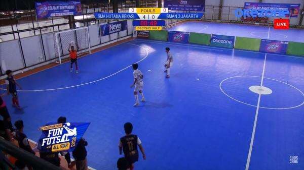 Daftar 4 Tim yang Tembus Semifinal Okezone Fun Futsal 2025 Daftar 4 Tim yang Tembus Semifinal Okezone Fun Futsal 2025