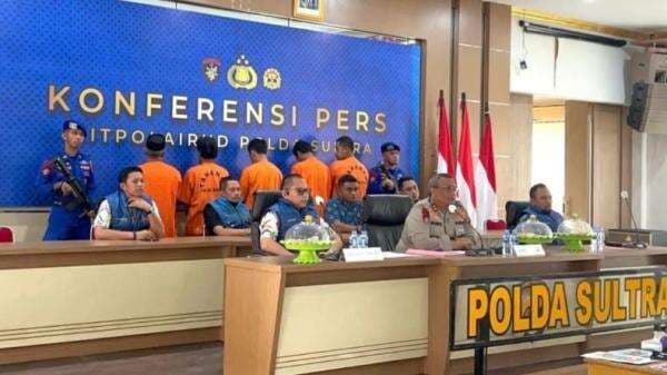 Ditpolairud Polda Sultra Ungkap Tiga Kasus Bom Ikan, Lima Tersangka Diamankan Ditpolairud Polda Sultra Ungkap Tiga Kasus Bom Ikan, Lima Tersangka Diamankan