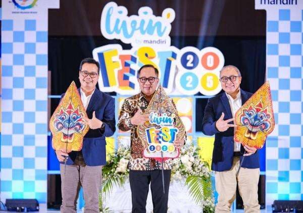 Bank Mandiri Resmi Buka Livin’ Fest 2025, Sinergikan UMKM dan Ekonomi Kreatif Bank Mandiri Resmi Buka Livin’ Fest 2025, Sinergikan UMKM dan Ekonomi Kreatif
