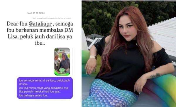 Kirim DM di Instagram, Lisa Mariana Minta Atalia Balas Pesannya Kirim DM di Instagram, Lisa Mariana Minta Atalia Balas Pesannya