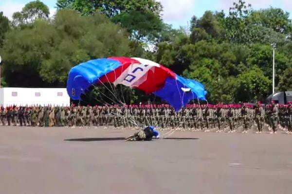 Penerjun Payung Mendarat Tak Mulus saat HUT Marinir, Kadispenal: Tidak Luka Serius Penerjun Payung Mendarat Tak Mulus saat HUT Marinir, Kadispenal: Tidak Luka Serius