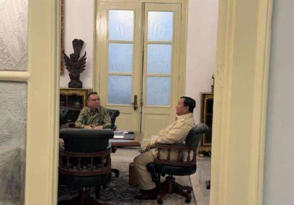 Prabowo Bertemu Dasco di Istana, Bahas Kesejahteraan Ojol hingga Penyelenggaraan Haji 2026 Prabowo Bertemu Dasco di Istana, Bahas Kesejahteraan Ojol hingga Penyelenggaraan Haji 2026
