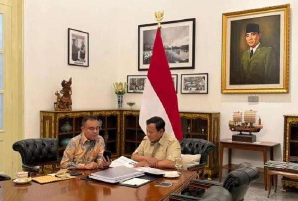Prabowo Bertemu Dasco di Istana, Bahas Pertumbuhan Ekonomi hingga Situasi Politik-Keamanan Prabowo Bertemu Dasco di Istana, Bahas Pertumbuhan Ekonomi hingga Situasi Politik-Keamanan