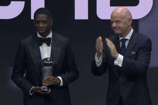 Ousmane Dembele Pemain Terbaik The Best FIFA Award 2025 Ousmane Dembele Pemain Terbaik The Best FIFA Award 2025