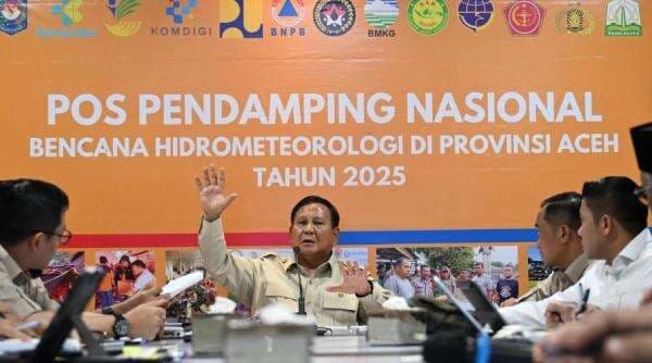 Bencana Sumatera, Prabowo: Jangan Ada Cari Keuntungan di Tengah Penderitaan Rakyat! Bencana Sumatera, Prabowo: Jangan Ada Cari Keuntungan di Tengah Penderitaan Rakyat!